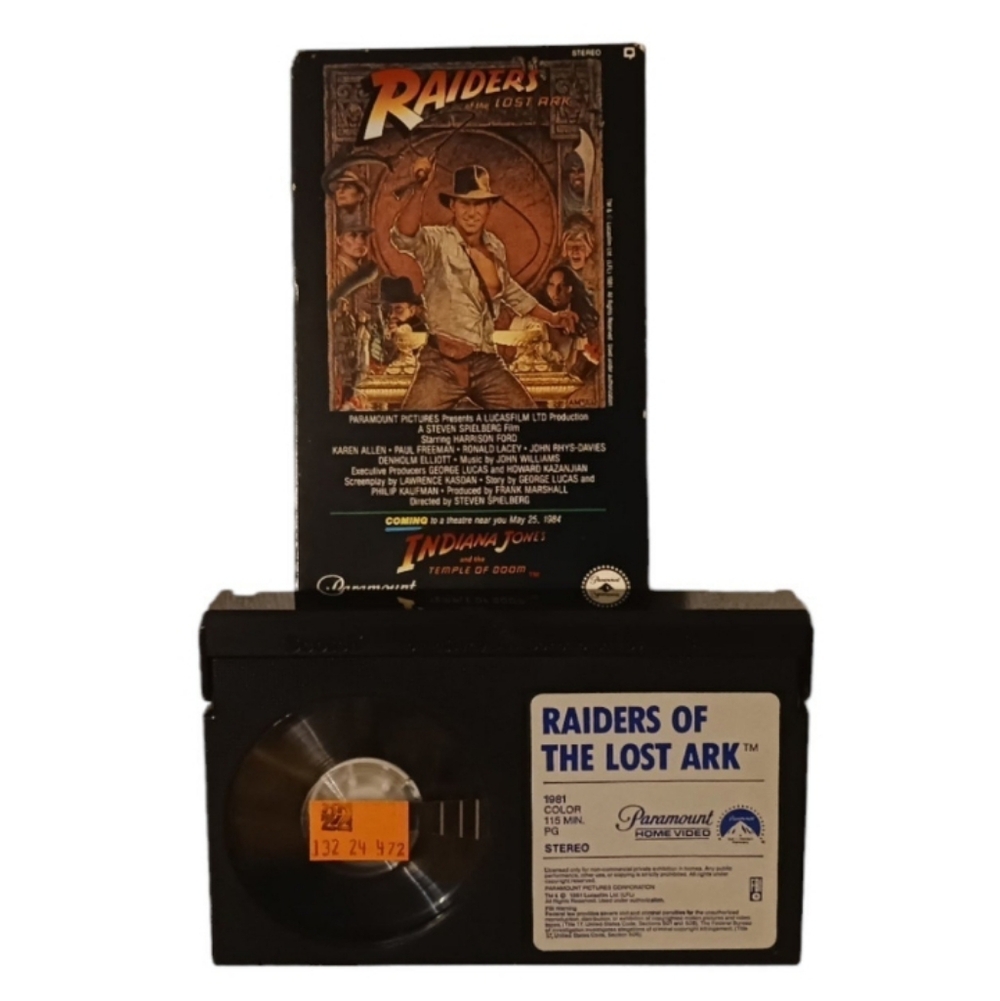 Beta Max Indiana Jones Raiders of The Lost Ark Movie